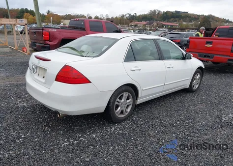 2007 Honda Accord 2.4 Ex из США, поврежденный, VIN 1HGCM56757A074507